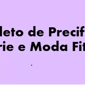 Imagem de capa para o Ebook Guia completo de precificação para Moda Intima e fitness 