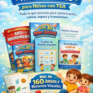 Imagen de portada para Ebook MegaPack Visual y Lúdico para Niños con TEA
