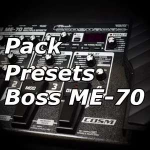 Imagem de capa para o Ebook Pack de Presets BOSS ME-70