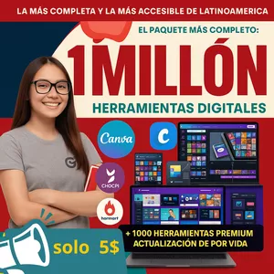 Imagen de portada para Curso online MEGAPACK PREMIUM HERRAMIENTAS DIGITALES