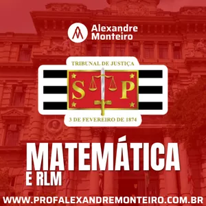 Imagem de capa para o Curso online Matemática para TJSP - Escrevente