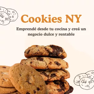 Imagen de portada para Curso online cookies NY emprende desde tu cocina 