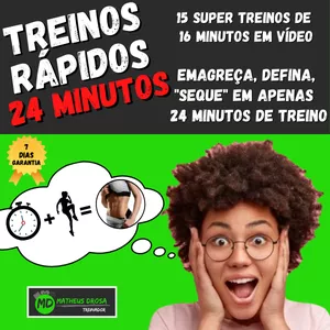 Imagem de capa para o Curso online Treinos Rápidos 24 MINUTOS