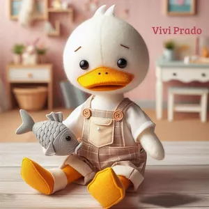 Imagem de capa para o Curso online PATO FREDERICO - Coleção Fofuras do meu Jardim - Curso on-line