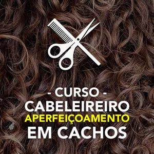 Curso 🧡 Curso de Cachos - Aperfeiçoamento para Cabeleireiro - Claudia Lopes