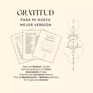 Imagen de portada para Ebook Diario de Gratitud para mi mejor version 