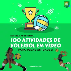 Imagem de capa para o Curso online 🏐100 EXERCÍCOS DE VOLEIBOL [TODOS COM VÍDEOS]🏐