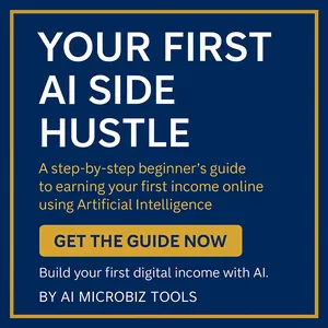 Cover image for Ebook Your First AI Side Hustle (AI MicroBiz Tools)