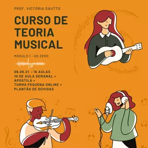 Imagem de Curso de Teoria Musical DO ZERO criado por Victória Gautto na hotmart