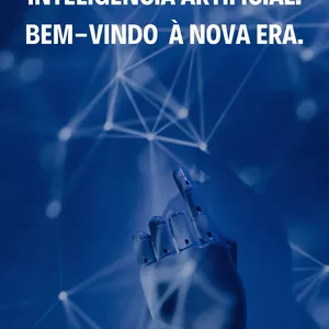 Imagem de capa para o Ebook INTELIGÊNCIA ARTIFICIAL: BEM-VINDO À NOVA ERA.