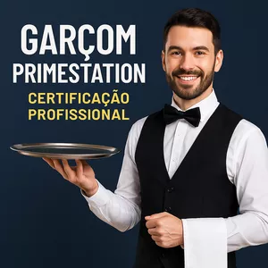 Imagem do curso Garçom PrimeStation – Certificação Profissional 