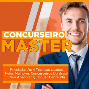 Imagem de capa para o Ebook Concurseiro Master