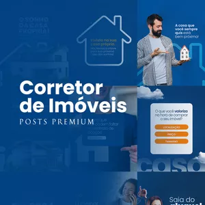 Imagem de capa para o Curso online Posts Premium - Corretor de Imóveis