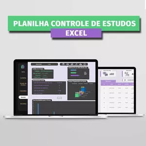 Imagem de capa para o Ebook Planilha Controle de Estudos para Concurso/Vestibular