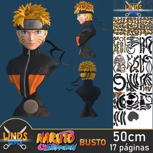 Imagem de capa para o Curso online Papercraft Temático de Naruto