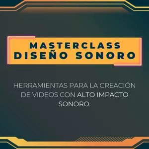Imagen de portada para Curso online Masterclass: Diseño sonoro.