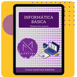 Imagem de capa para o Ebook Ebook de Informática Básica - Windows 10 e Internet