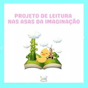 Imagem de capa para o Ebook Projeto de Leitura Nas Asas da Imaginação