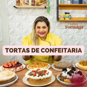 Imagem de capa para o Curso online TORTAS DE CONFEITARIA DA CHEF ANA FORMIGA