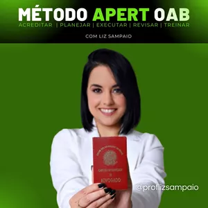 Imagem de capa para o Curso online MÉTODO APERT OAB 1 FASE