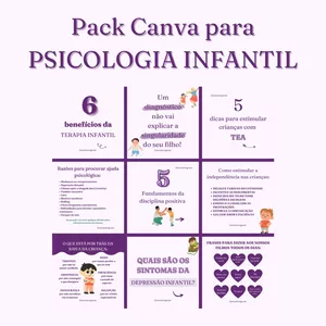 Imagem do curso Pack Canva Psicologia Infantil
