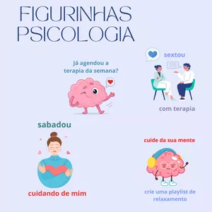 Imagem de capa para o Ebook FIGURINHAS PARA STORIES PSICOLOGIA