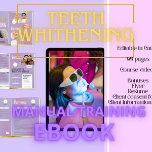 Cover image for Ebook Teeth whitening training manual 