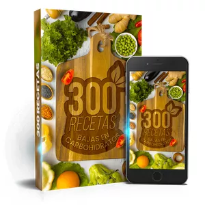 Imagen de portada para Ebook 300 Recetas Low Carb