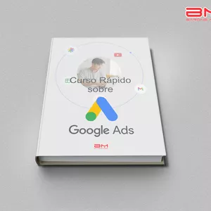 Imagem de capa para o Ebook Curso Rápido sobre Google Ads 2024