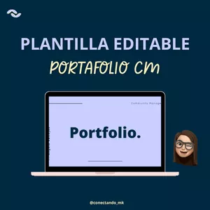 Imagen de portada para Ebook Plantilla Portafolio Community Manager