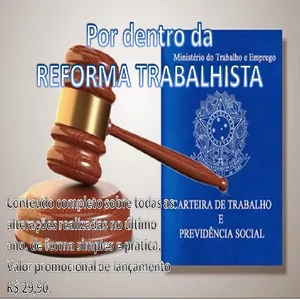 Imagem de capa para o Ebook Curso Prático: Reforma Trabalhista