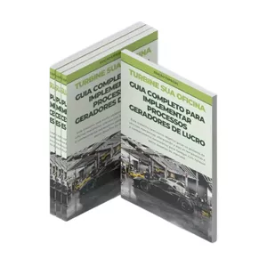 Imagem de capa para o Ebook Ebook Turbine sua Oficina: Guia Completo para Implementar Processos Geradores de Lucro