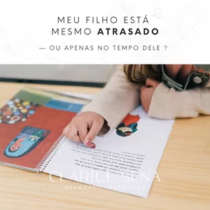 Imagem de capa para o Ebook Meu filho está atrasado - ou apenas no tempo dele?