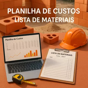 Imagem de capa para o Curso online Kit de Planejamento de Obra: Planilha + Lista Casa de 69m².
