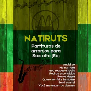 Imagem de capa para o Ebook Natiruts - Partituras de Arranjos para Sax Alto