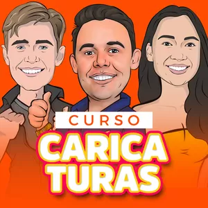 Imagem de capa para o Curso online Aprenda a criar Caricaturas sem saber desenhar