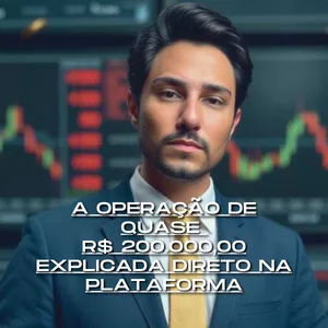 Imagem de capa para o Curso online A OPERAÇÃO DE QUASE R$ 200.000,00 EXPLICADA DIRETO NA PLATAFORMA