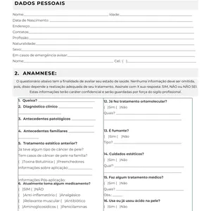 Imagem de capa para o Curso online Ficha de Avaliação/ Toxina Botulínica