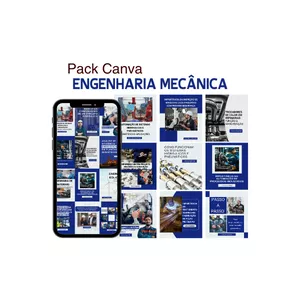 Imagem do curso Pack Canva ENGENHARIA MECÂNICA