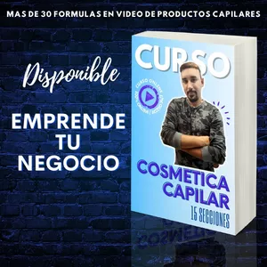 Imagen de portada para Curso online Formula productos capilares y alisados como un profesional desde CERO