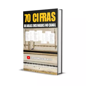 Imagem do curso 70 Cifras Gospel com links para aulas em vídeo