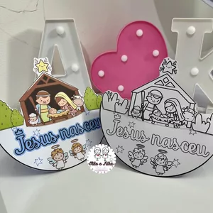 Imagem de capa para o Ebook Balancinho Nascimento de Jesus 👼🏼