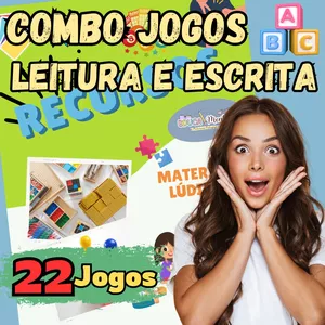 Imagem de capa para o Ebook COMBO DE JOGOS LEITURA E ESCRITA