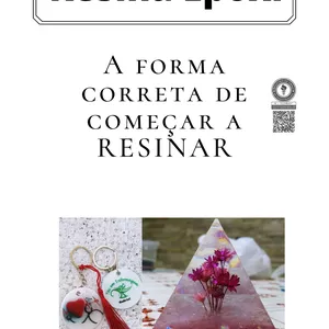Imagem de capa para o Ebook Como começar a trabalhar com resina do zero A forma correta de começar a RESINAR