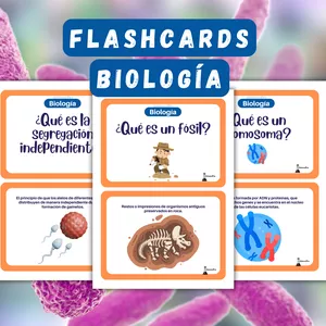 Imagen de portada para Ebook FLASHCARDS BIOLOGÍA - SciencePro