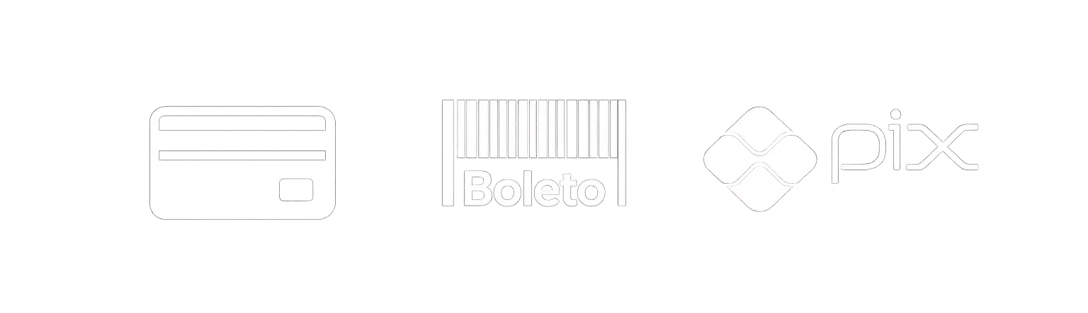 Formas de pagamento