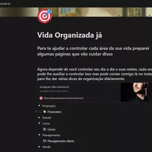 Imagem de capa para o Curso online Vida Organizada Já