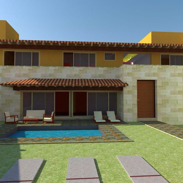 Planos Casa De Campo 30x30m Diseno En 2 Niveles 4 Rec Arquitectura Digital Learn A New Skill Ebooks Or Documents Hotmart