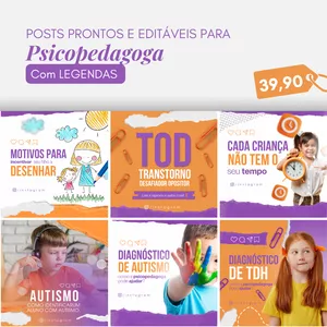 Imagem do curso Pack Canva Psicopedagoga 