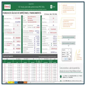 Imagem de capa para o Curso online Planilha de Financiamento CDC Veículos, com parcela residual / balão